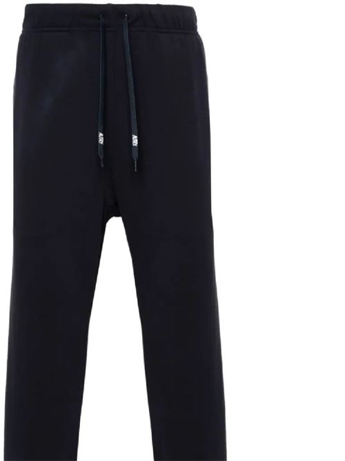 Pantaloni in trama in jersey di cotone blu navy Autry | PAPM576BAPPAREL BLUE